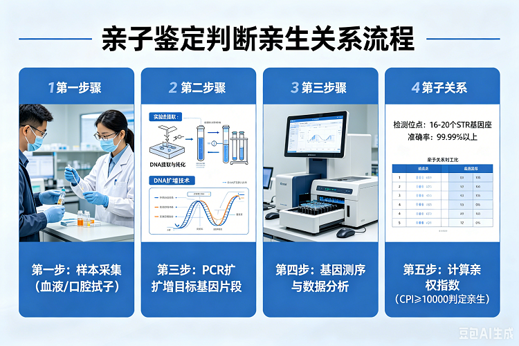 亲子鉴定怎么判断是否亲生？