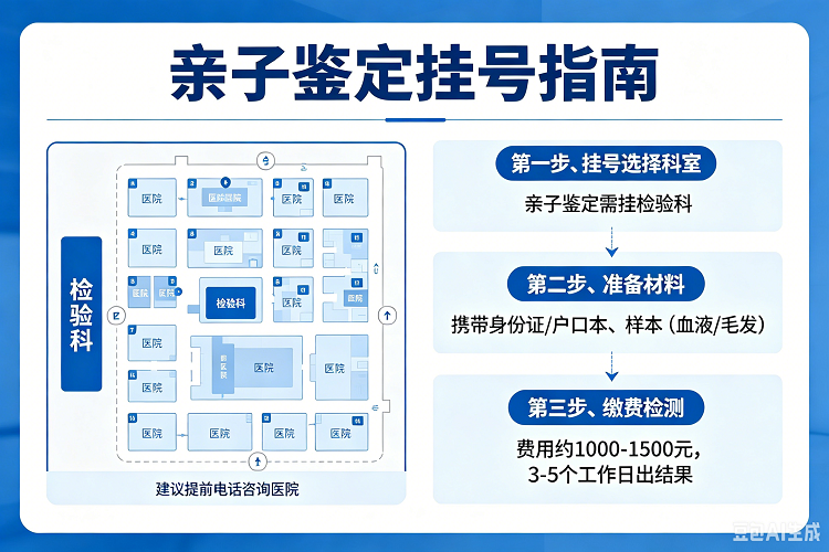 贵州亲子鉴定挂什么科？
